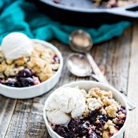 Dark Cherry Pomegranate Crumble Recipe pictures