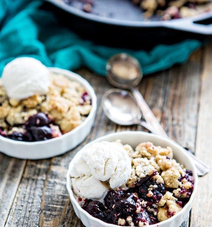 Dark Cherry Pomegranate Crumble Recipe pictures