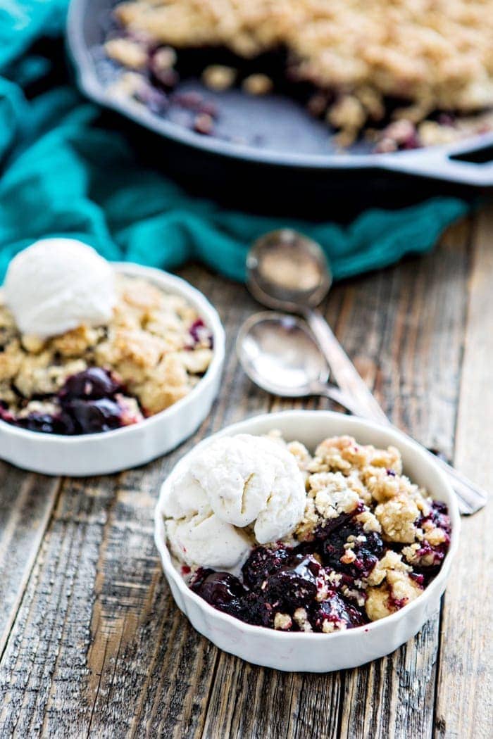 Dark Cherry Pomegranate Crumble Recipe pictures