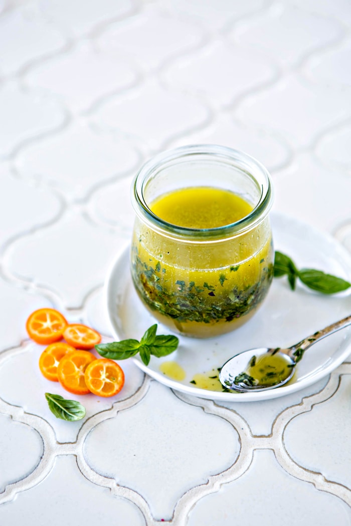 Basil Kumquat Vinaigrette image