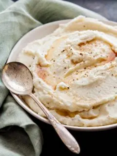 Browned Butter Parmesan Mashed Potatoes - Thanksgiving Mashed Potatoes