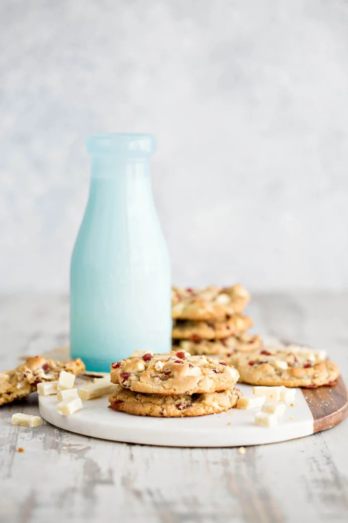 White Chocolate Raspberry Cheesecake Cookies - Subway Raspberry Cheesecake Cookie Copy Cat recipe