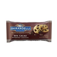 Ghirardelli Chocolate Baking Chips, Bittersweet Chocolate, 10 oz.,(Pack of 6)