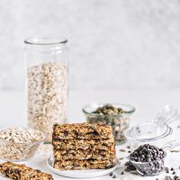 Pumpkin Chai Chocolate Chip Granola Bars