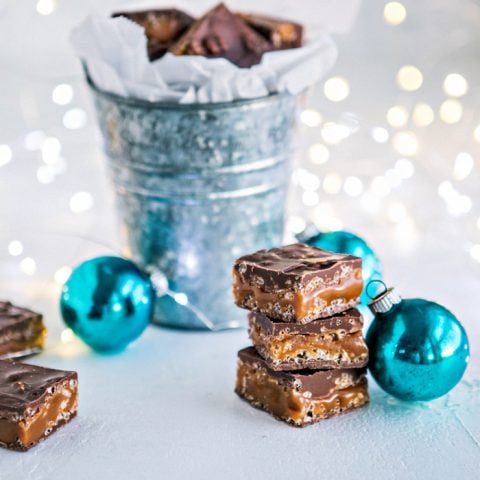 Homemade 100 Grand Bars - Recipe for Milk Chocolate Caramel Crunch Bars