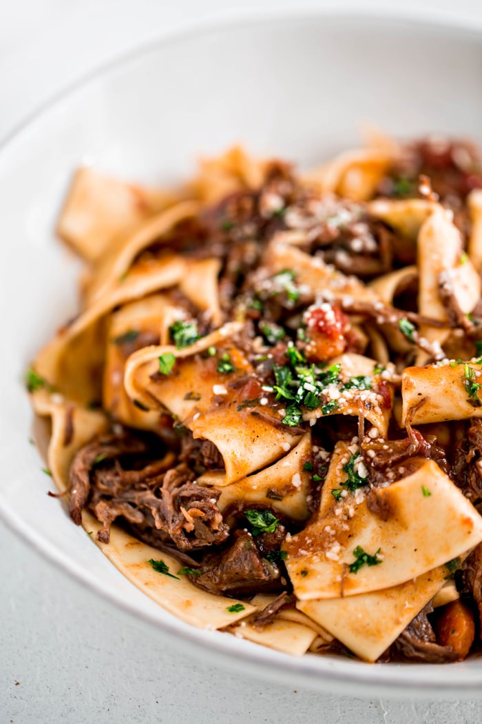 Instant Pot Beef Ragu Recipe (or CrockPot) | Good Life Eats