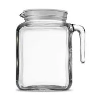 Glass Pitcher With Lid and Spout