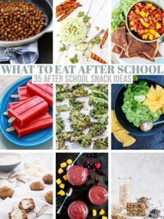 snack recipes collage