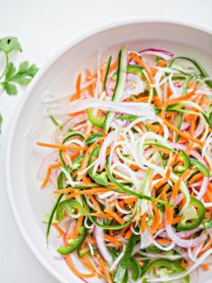 pickled vegetables in a bowl