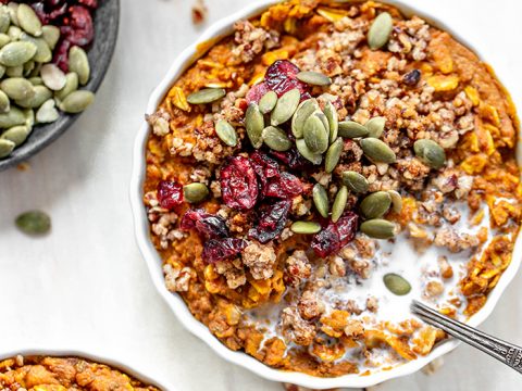Pumpkin Pie Oatmeal Baked Pumpkin Oatmeal Good Life Eats