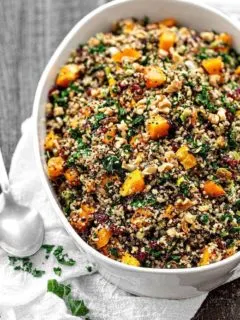 bowl of gluten free stuffing