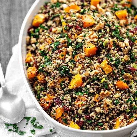 bowl of gluten free stuffing