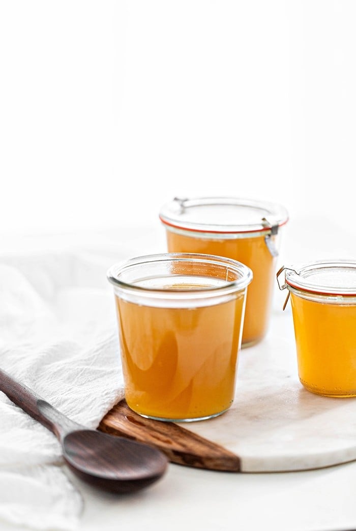 jars of turkey stock