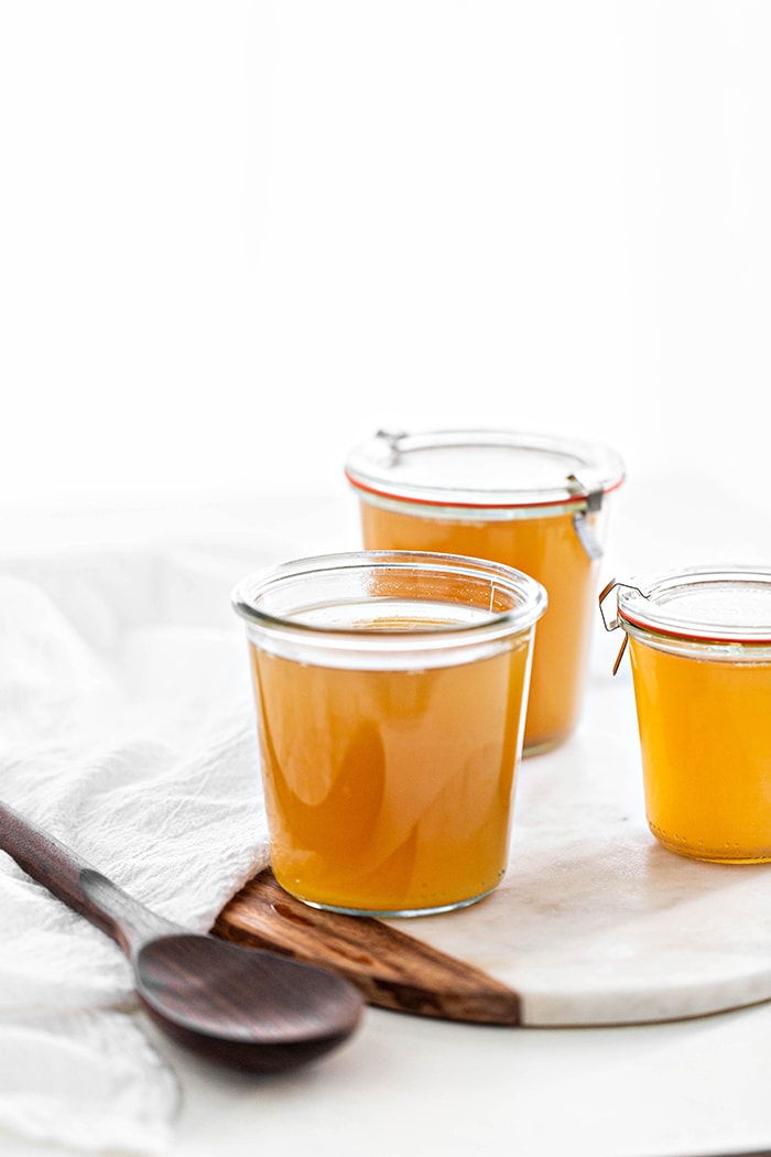 jars of turkey stock