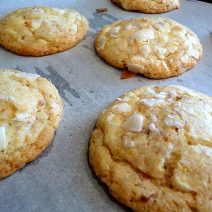 Lemon White Chocolate Cookies