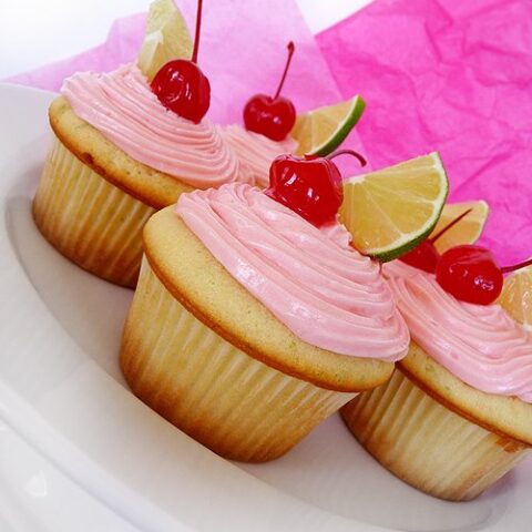 Cherry Limeade Cupcakes