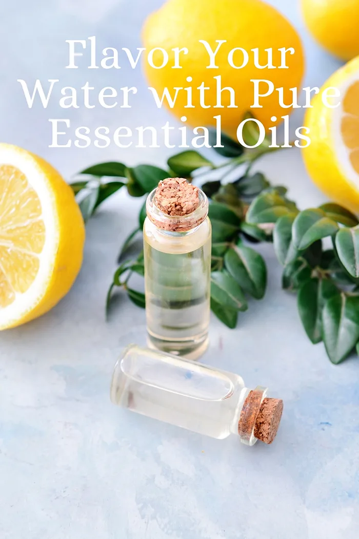 essential oils and lemons
