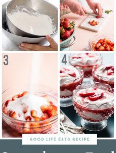 photos showing how to make strawberry fool