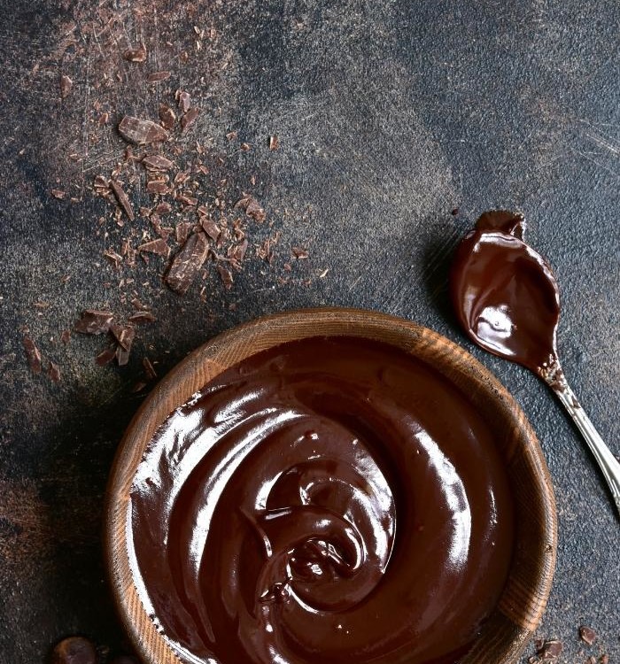 ganache in a bowl
