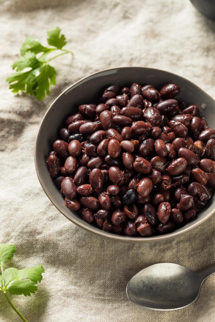 bowl of black beans