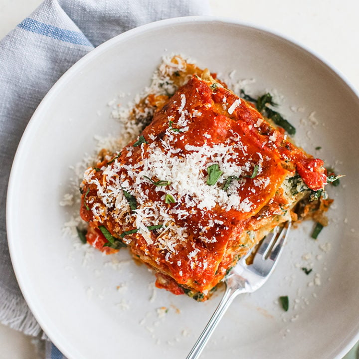 Spinach Mushroom Lasagna