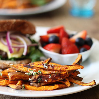 Parmesan Garlic Sweet Potato Fries