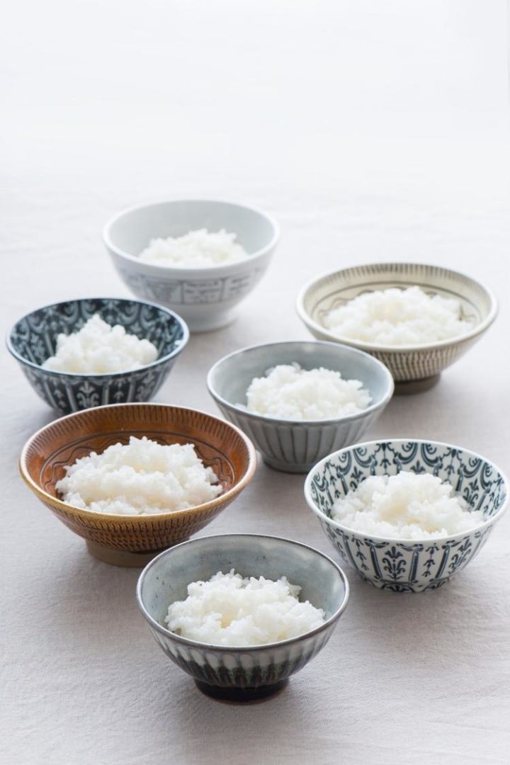 bowls of cooked white rice