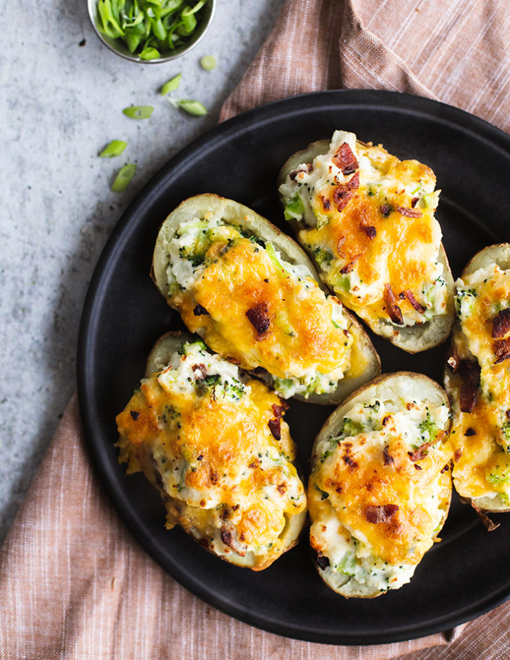 Cheesy Twice Baked Potatoes With Broccoli Good Life Eats