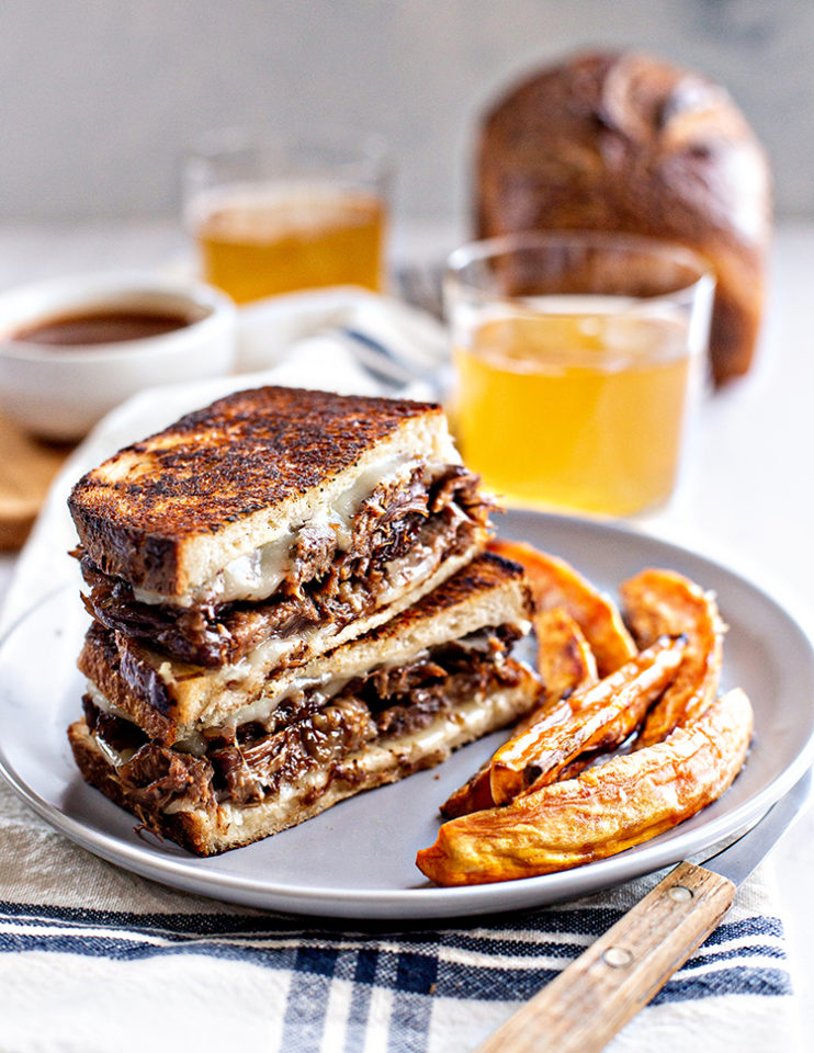 The Best Easy Slow Cooker French Dip Panini Good Life Eats