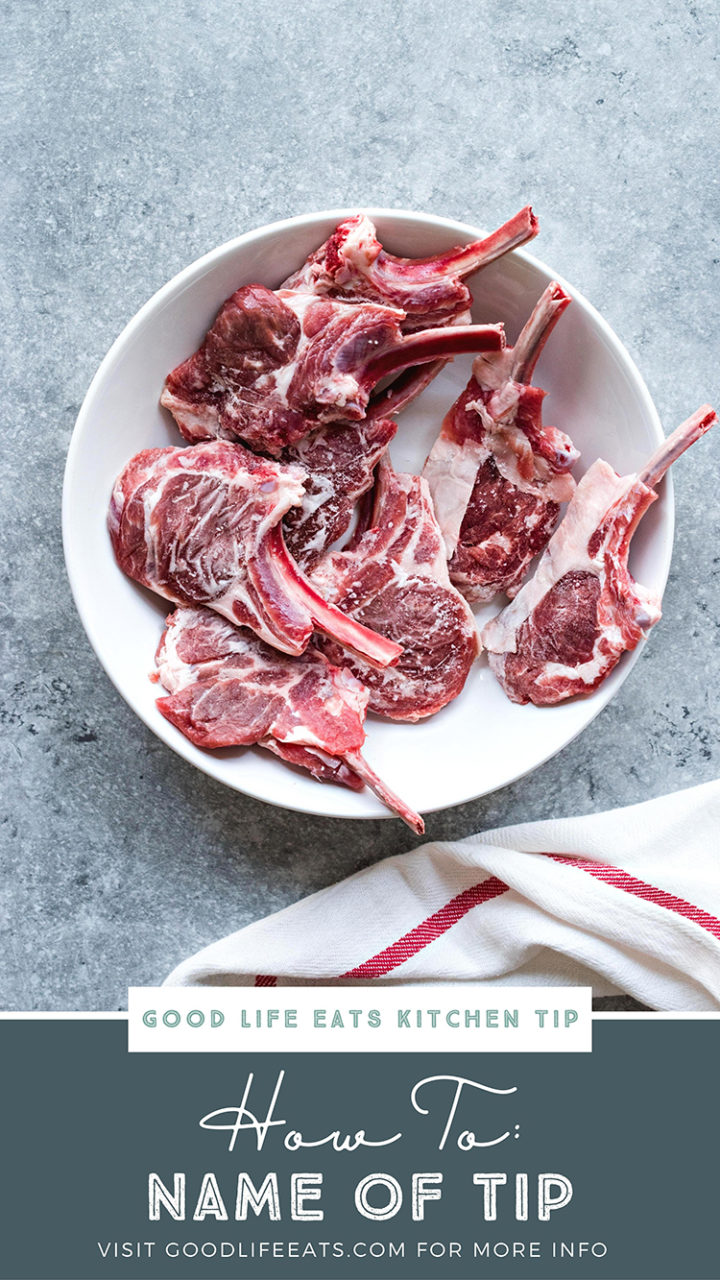 photo of how to defrost meat