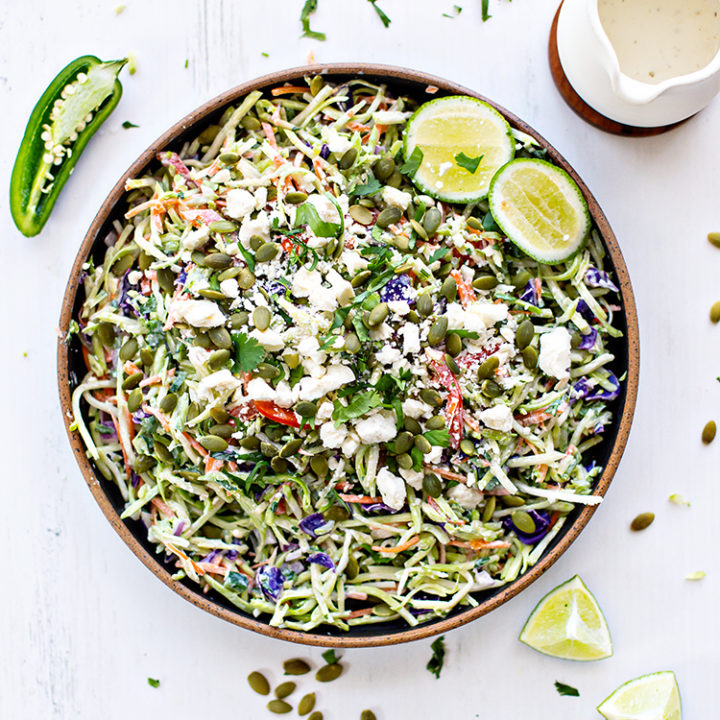 Cilantro Lime Broccoli Slaw