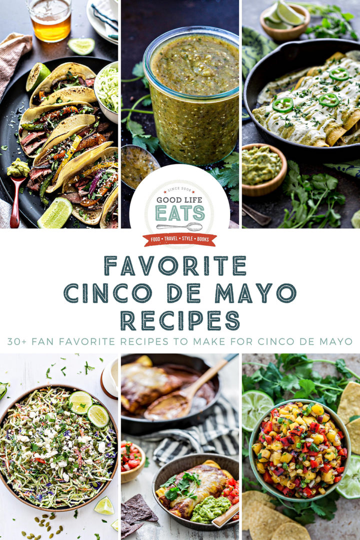 photo collage of my best recipes for cinco de mayo parties