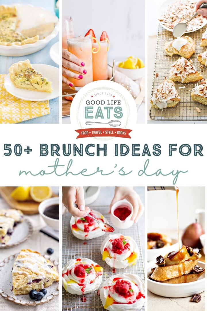 collage of photos of recipes for the best mother's day brunch ideas