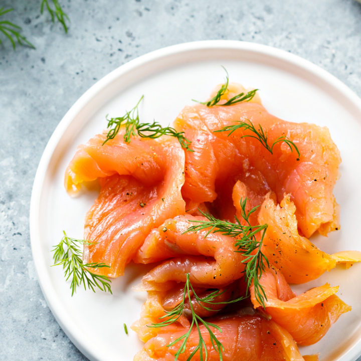 photo of a norwegian salmon recipe called gravlax