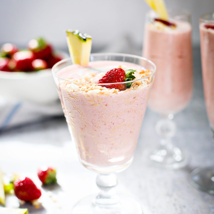 photo of a Strawberry Pineapple Smoothie