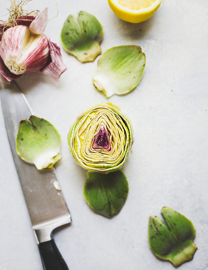 photo of baby artichokes