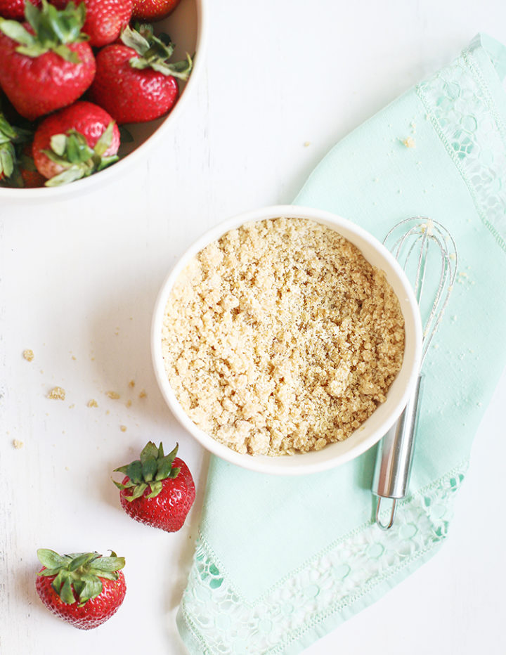 photo of strawberries for strawberry galette