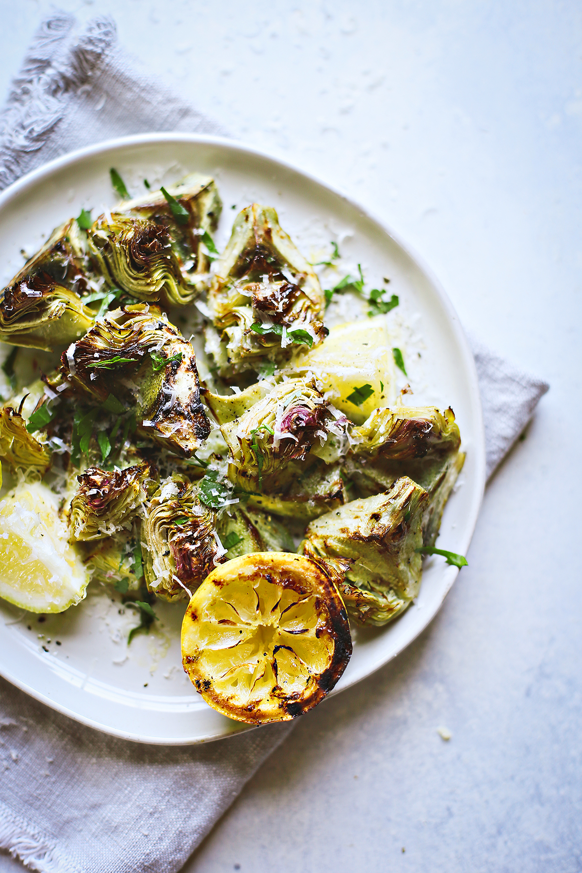 Lemony Skewered Artichokes, Vegetable Recipes