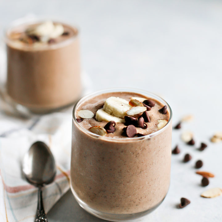 Chocolate Almond Banana Smoothie