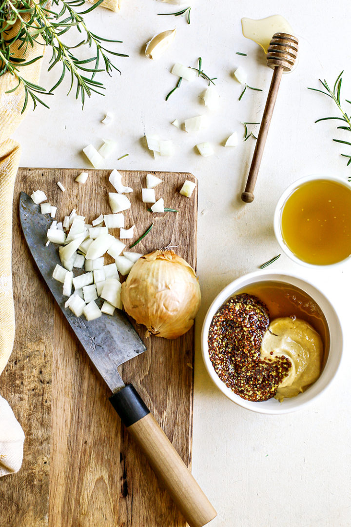 photo of ingredients in honey mustard chicken