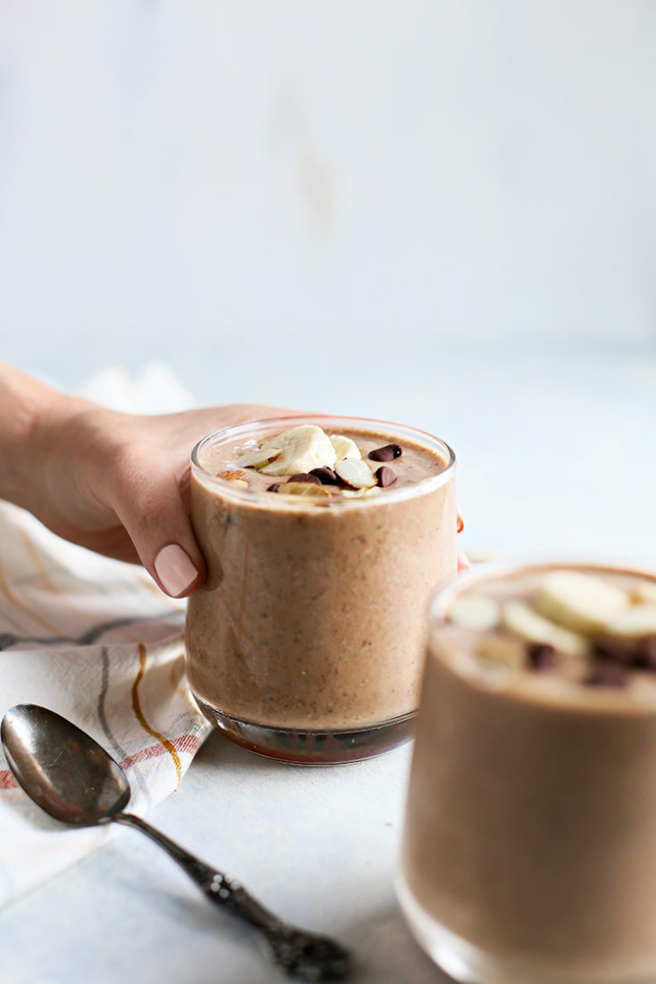 Banana Chocolate Smoothie (The Best Almond Milk Smoothie) Good Life Eats