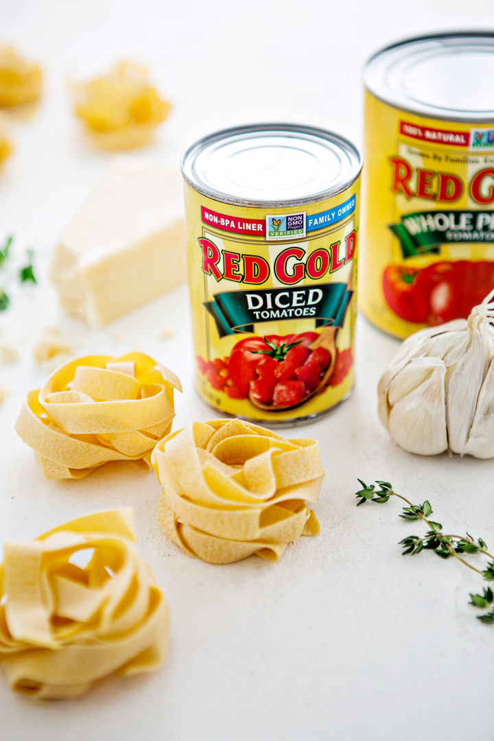 photo of ingredients needed to make this recipe for instant pot beef ragu