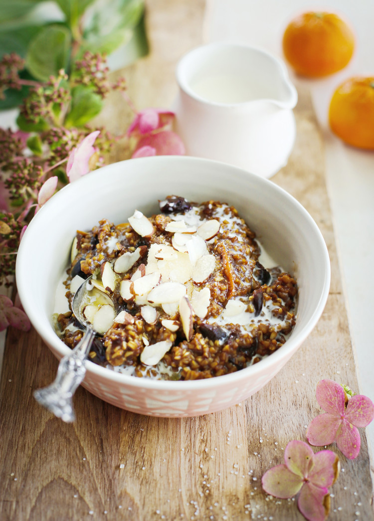 photo of cherry oatmeal