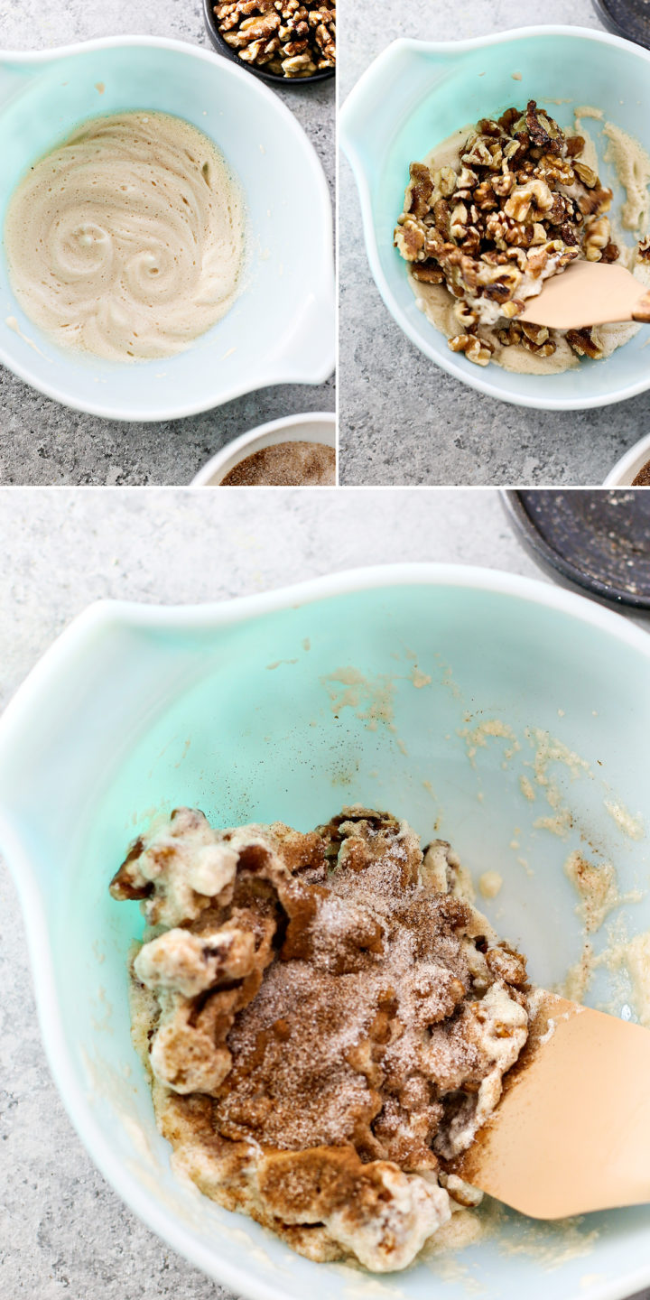 photo of how to candy walnuts for a butternut squash salad topping