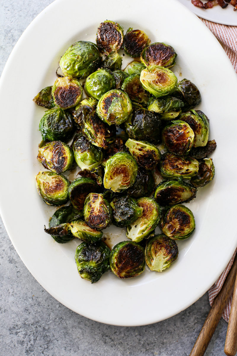 Oven Roasted Brussels Sprouts with Bacon & Balsamic Good Life Eats
