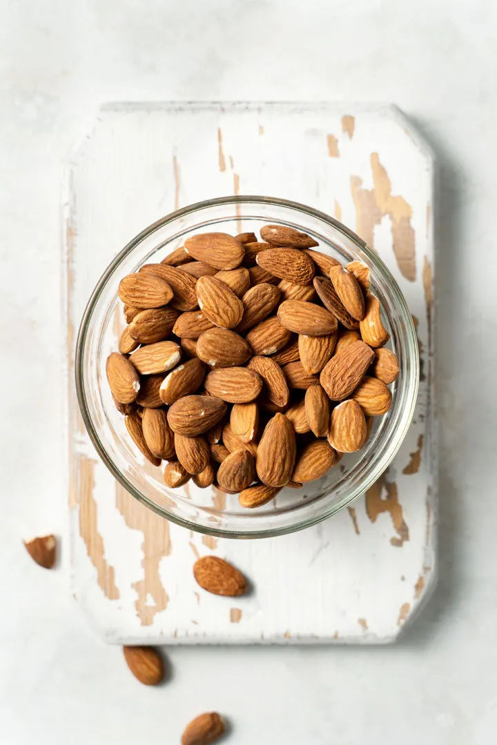 photo of ingredients needed to make almond meal