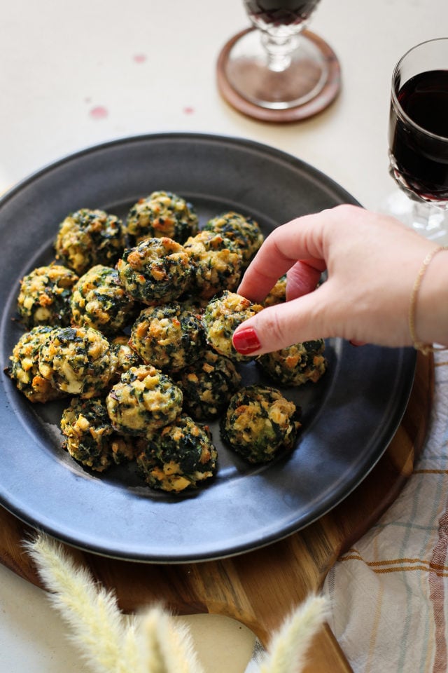Feta and Spinach Stuffing Balls (Easy Spinach Balls Recipe Good Life Eats