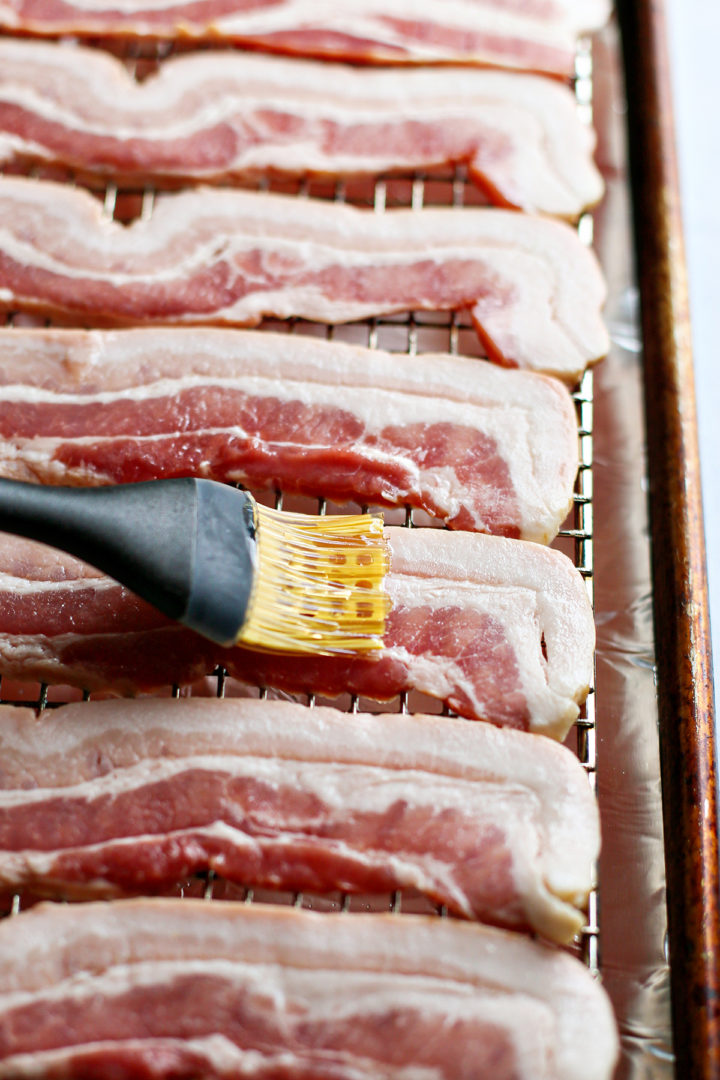 photo showing how to make candied bacon