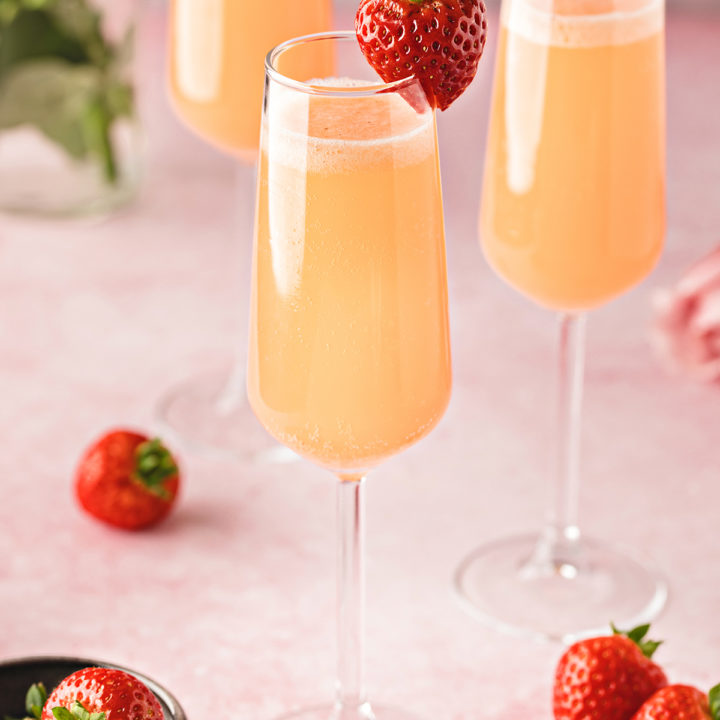 Strawberry Mimosas