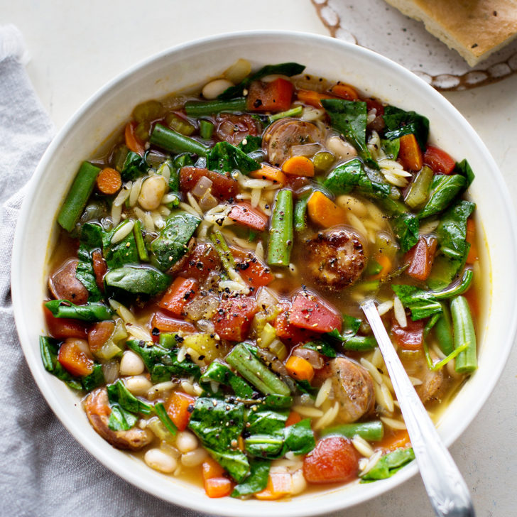 Italian Sausage Soup with Orzo Good Life Eats